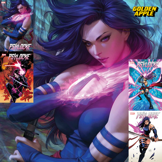 Psylocke #1 A1 Cover Set of 9 1:100 (11/13/2024) Marvel