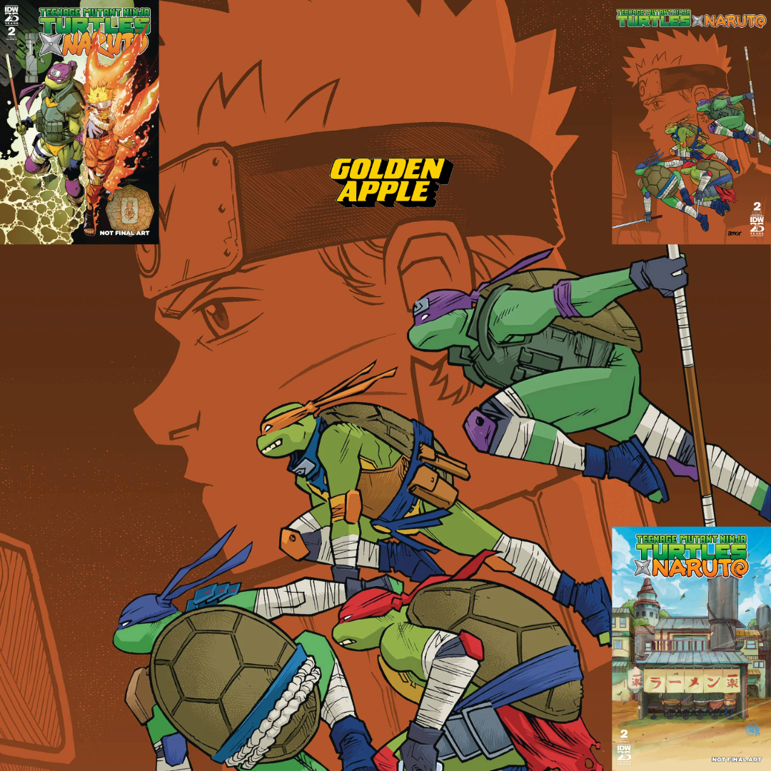 Teenage Mutant Ninja Turtles X Naruto #2 A1 Cover Set Of 8 Books 1:25 1:50 1:75 1:100 (01/15/2025) Idw