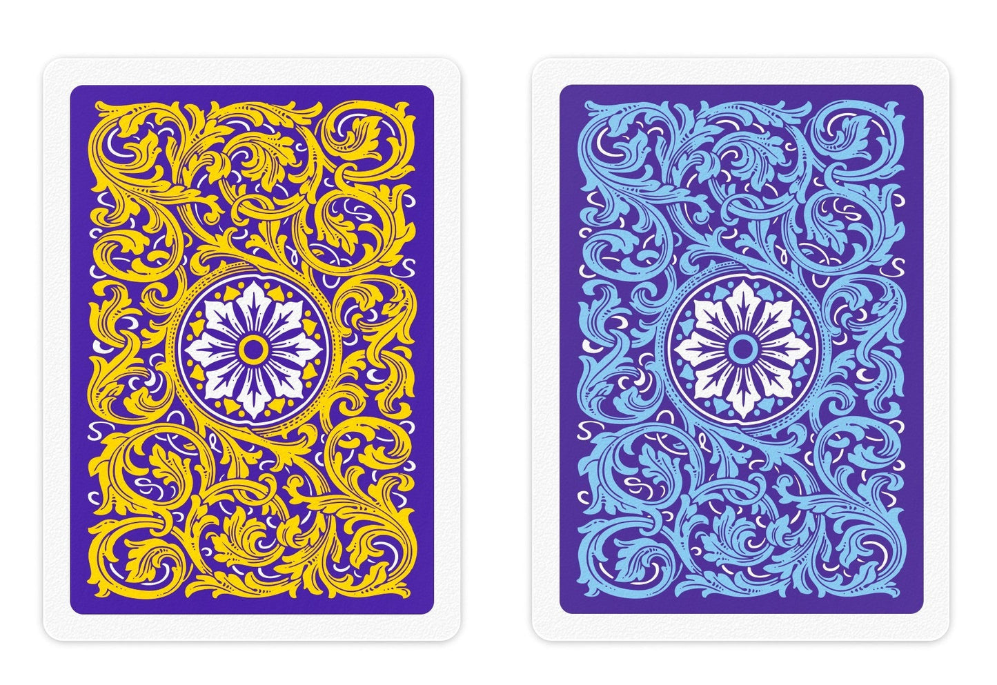 COPAG Playing Cards: Double Deck Set - Neoteric - Blue/Yellow - Poker Size - Jumbo Index (2)