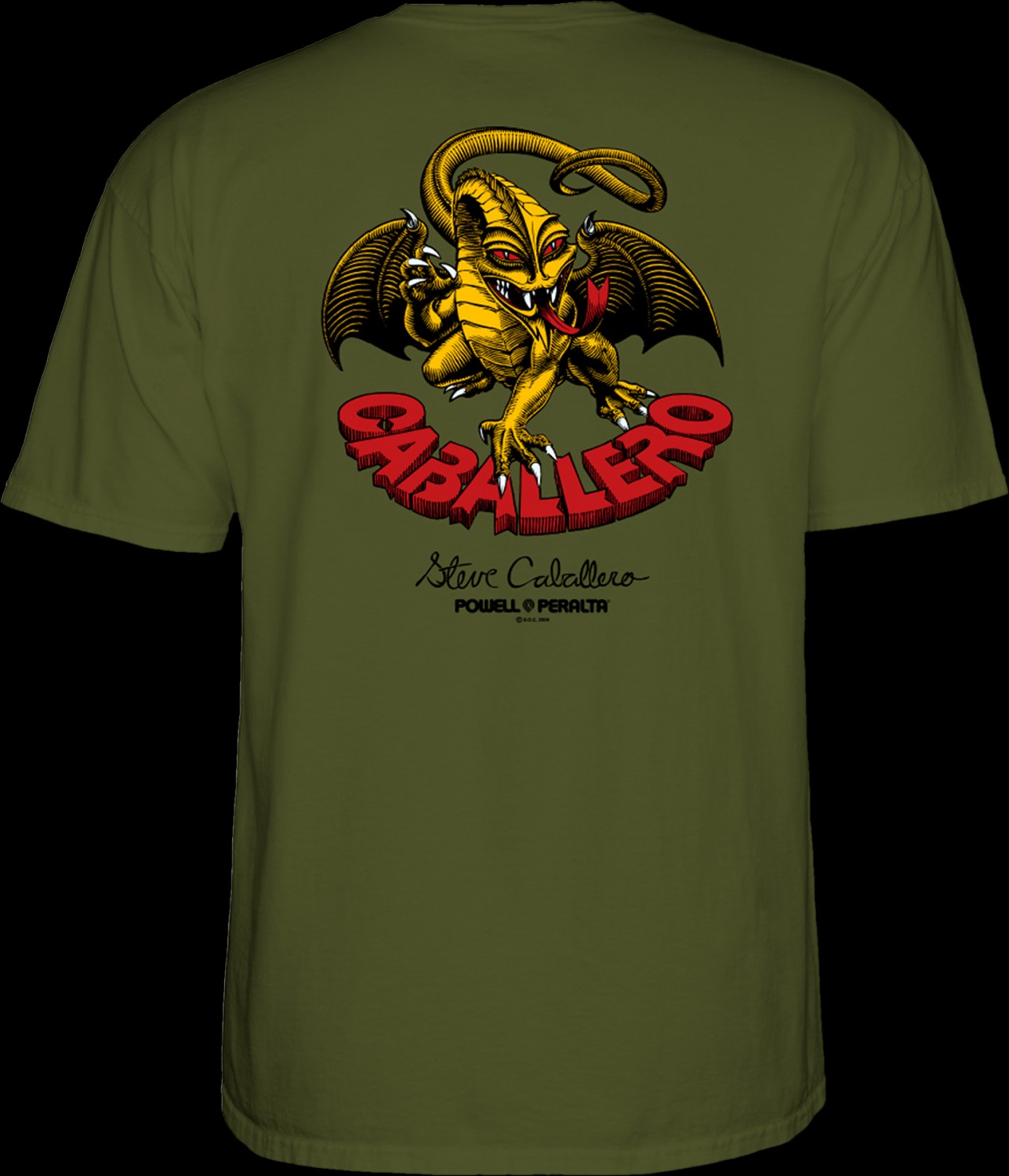 Powell Peralta Steve Caballero Cab Classic Dragon T-Shirt