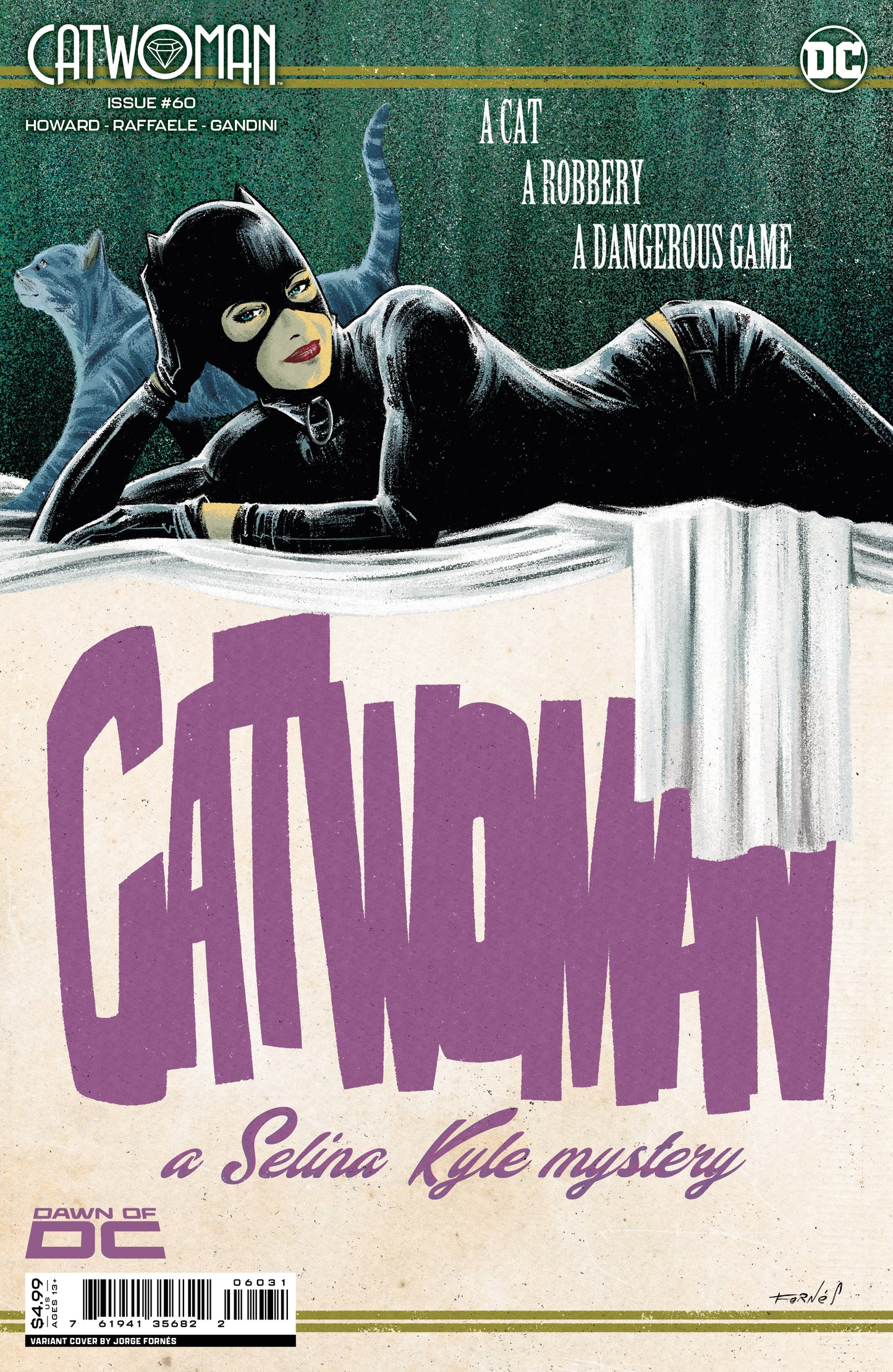 Catwoman #60 C Jorge Fornes Card Stock Variant (12/19/2023) Dc