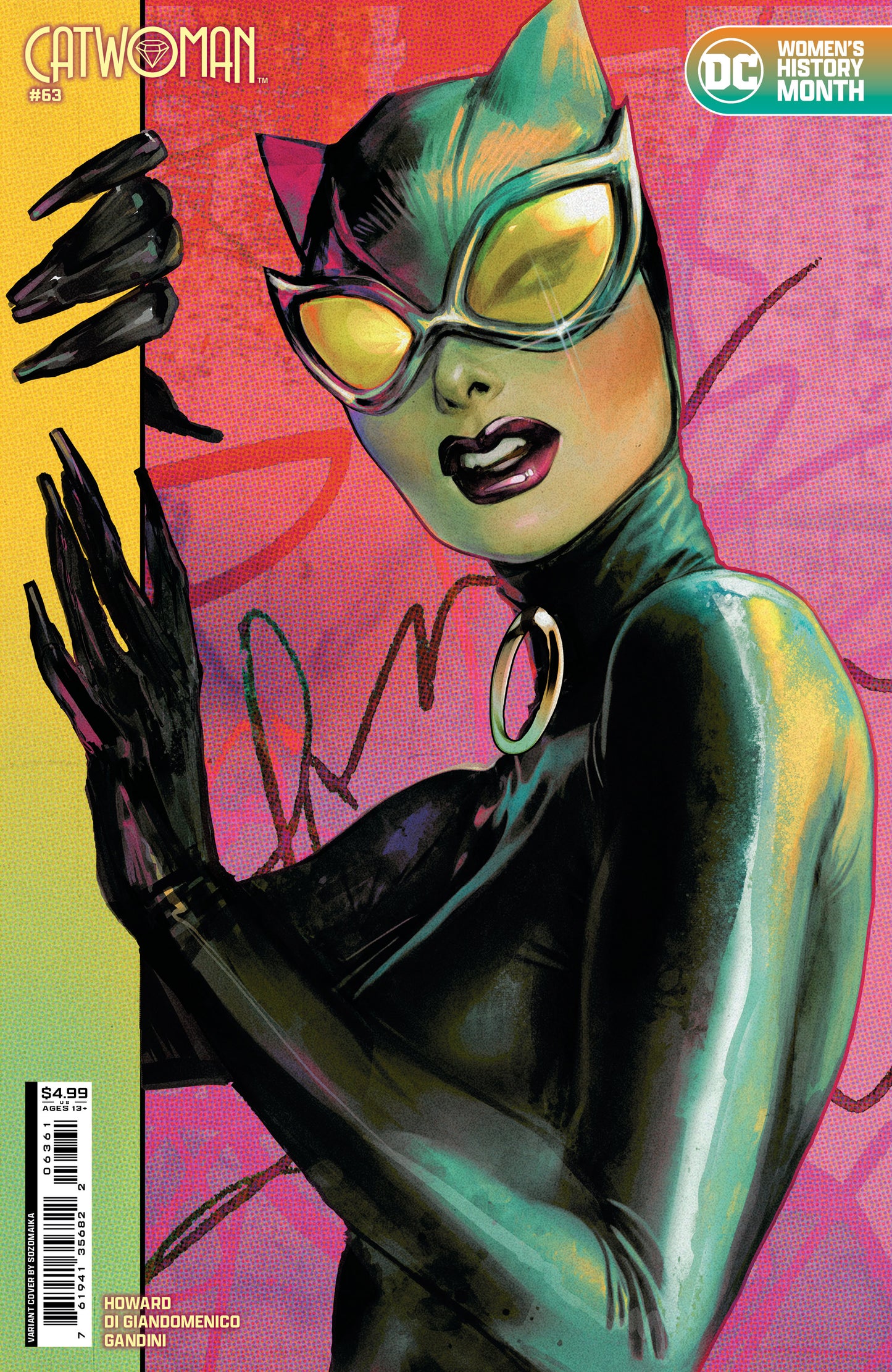 Catwoman #63 D SIGNED Sozomaika Womens History Month GGA Variant (03/19/2024) Dc