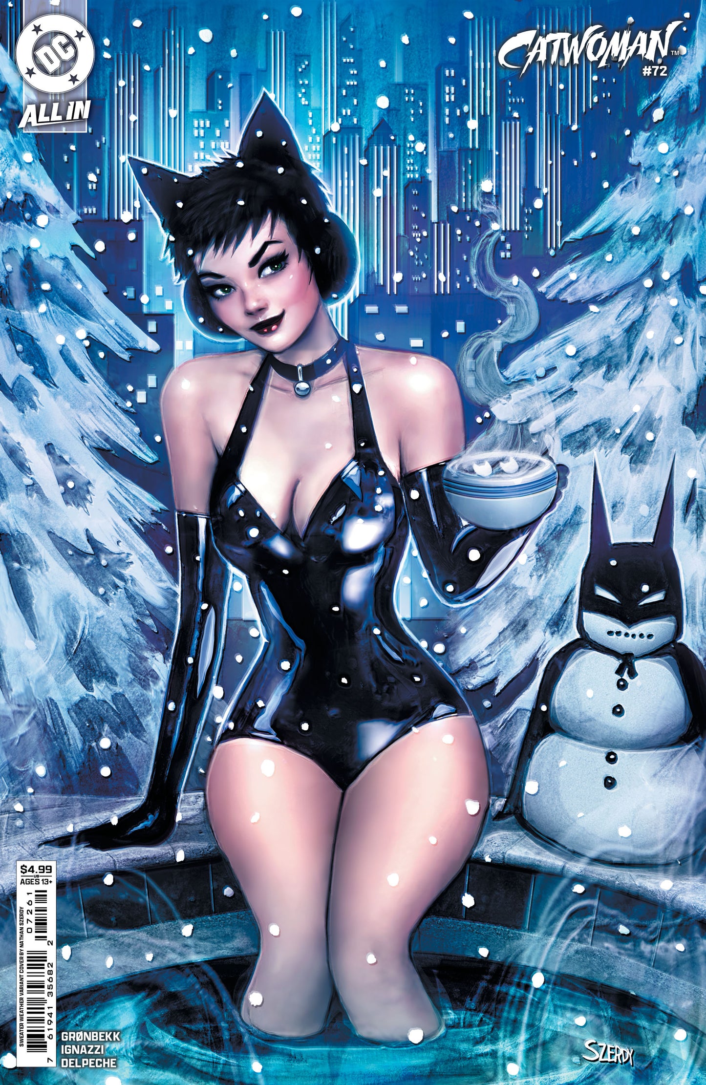 Catwoman #72 D Nathan Szerdy Sweater Weather Variant (01/15/2025) Dc