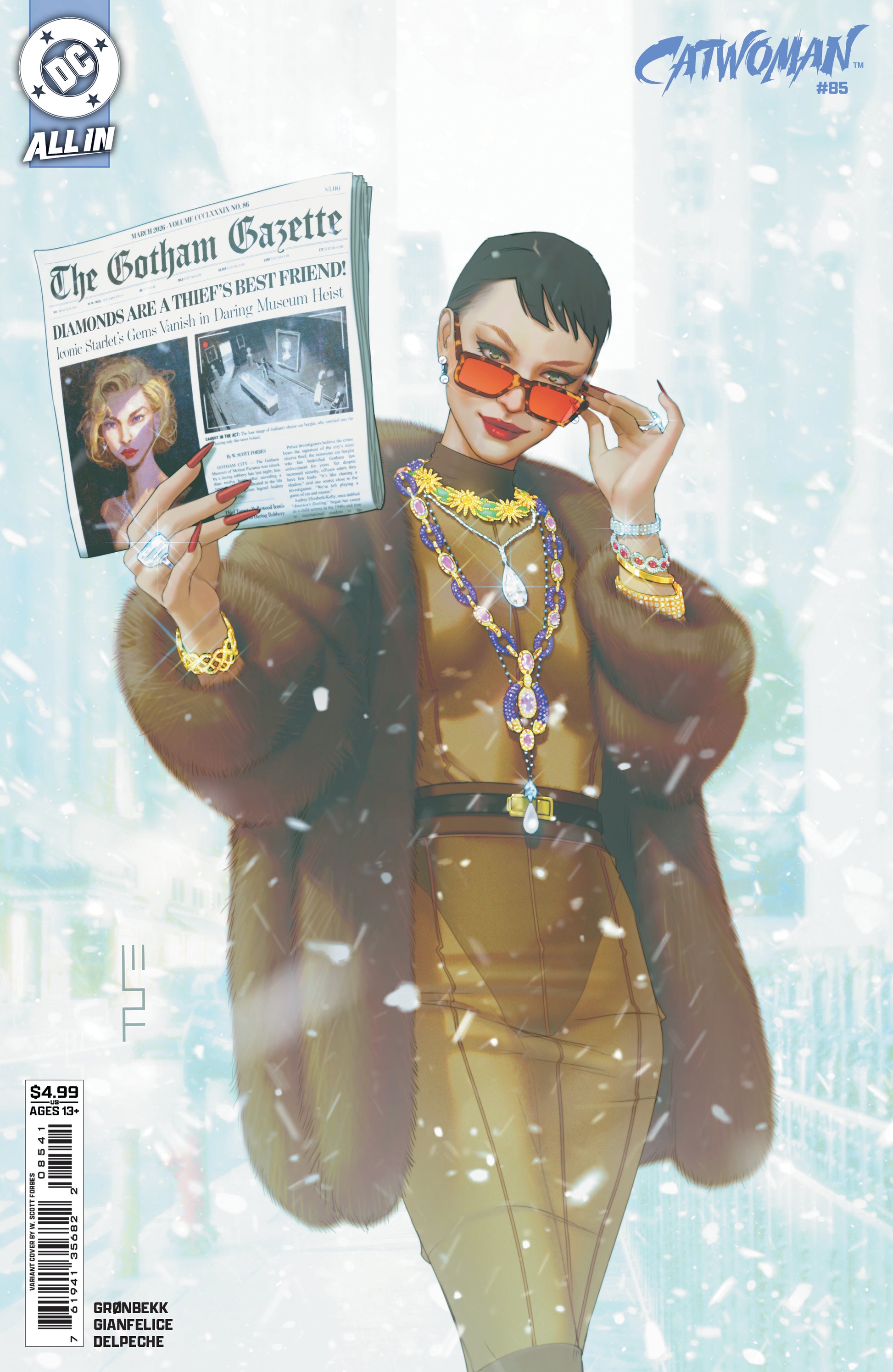 Catwoman #85 D W Scott Forbes Variant (03/18/2026) Dc - Golden Apple Comics