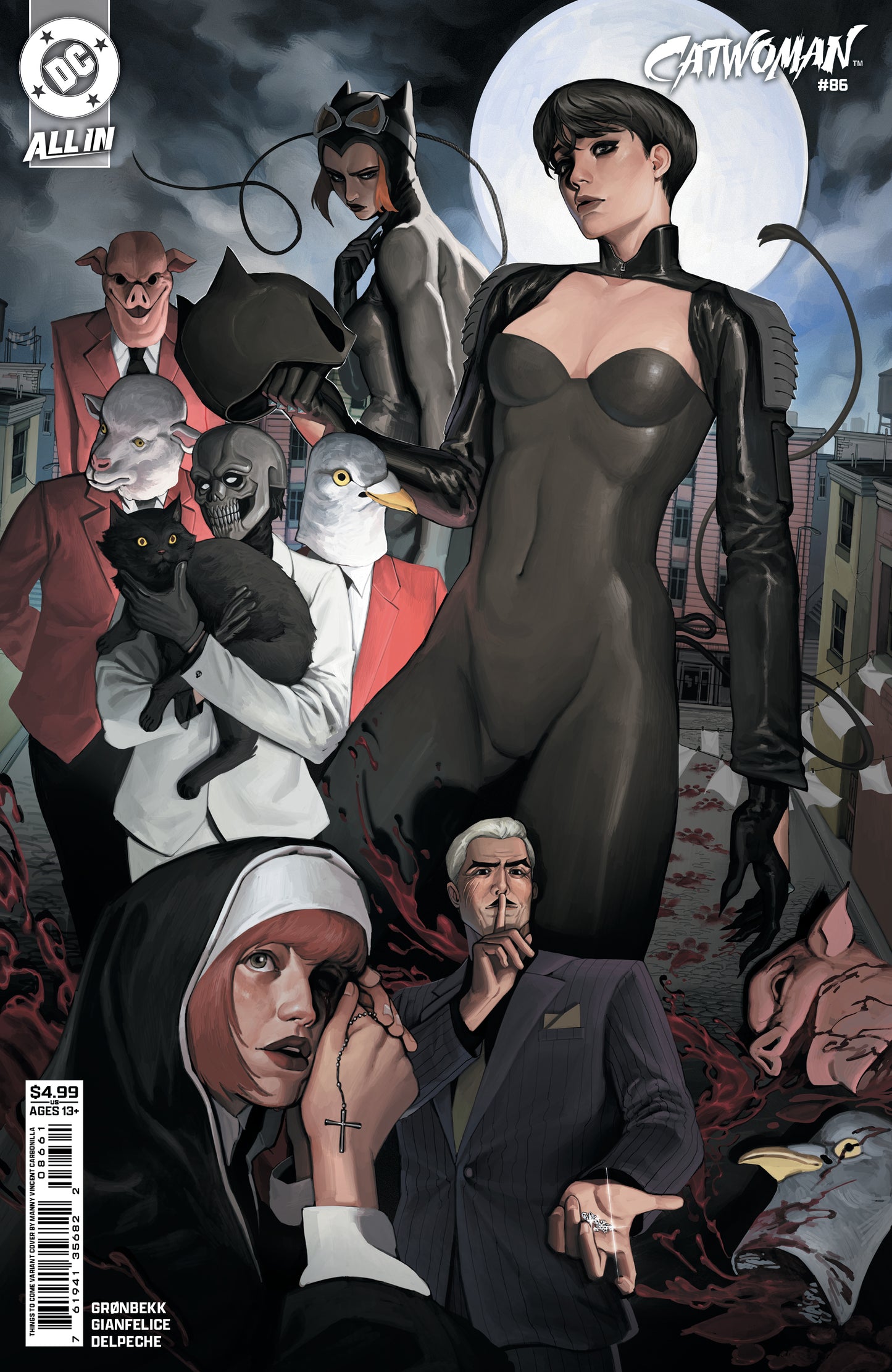 Catwoman #86 E Manny Vincent Carbonilla Things To Come Variant (04/15/2026) Dc - Golden Apple Comics