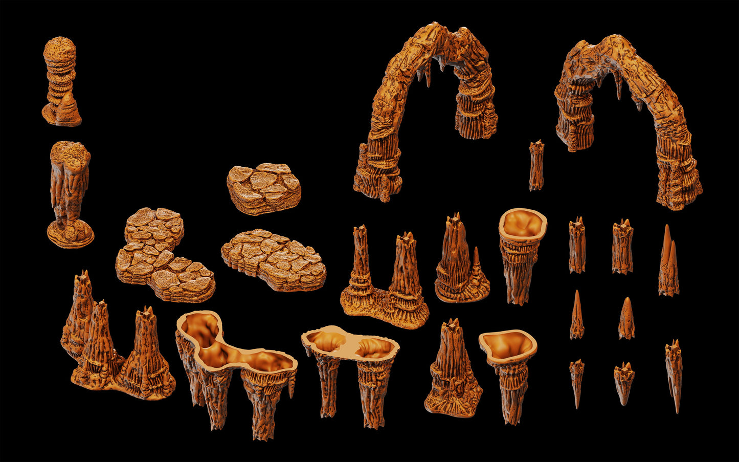 WarLock Tiles: Expansion Pack - Stalactites & Stalagmites