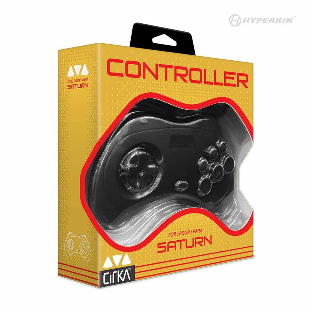 Black Controller Compatible With Sega Saturn™