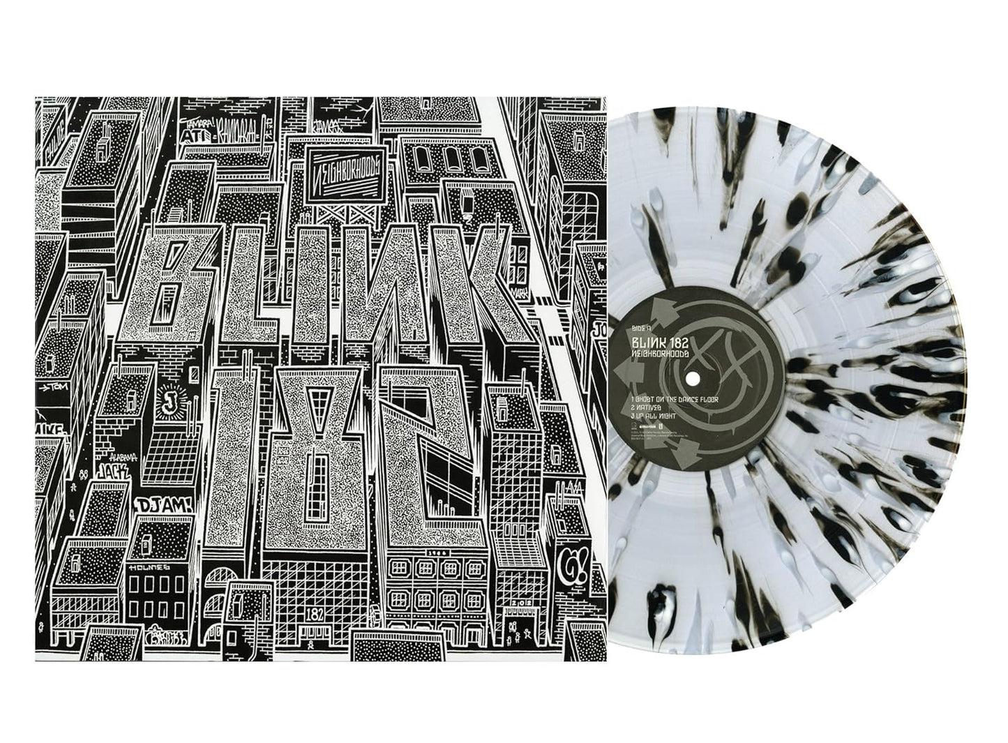 Blink-182 - Neighborhoods (Limited Edition Clear With Black & White Splatter Colored 2x Vinyl)