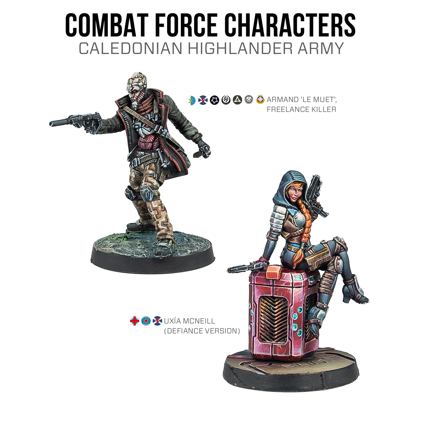 Caledonian Combat Force Characters [LIMITED RELEASE]