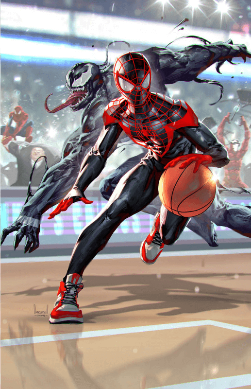 Amazing Spider-Man #72 Kael Ngu Basketball VIRGIN Variant (08/25/2021) Marvel