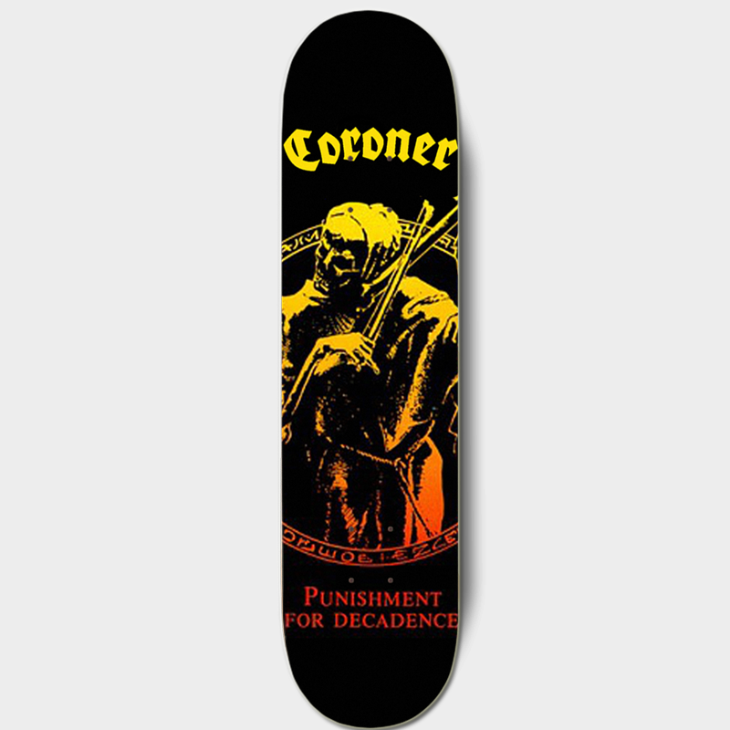 Volatile x Coroner - Punishment Skateboard Deck