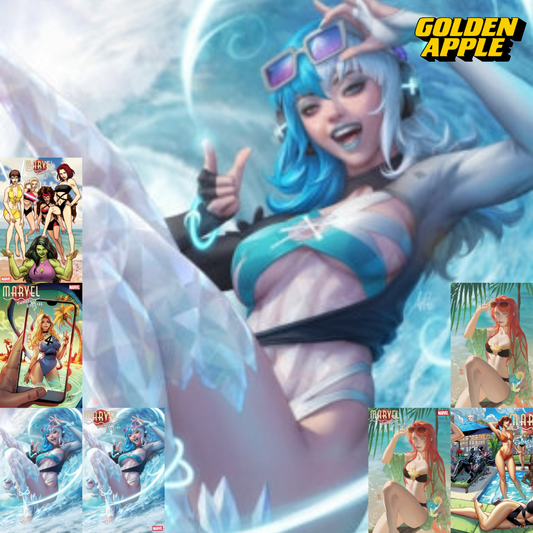 Marvel Swimsuit Special Brand New Beach Day #1 A1 Cover Set Of 9 1:25 1:50 1:100 1:200 (07/01/2026) Marvel