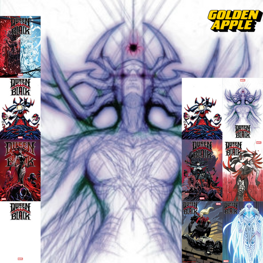 Queen In Black #1 A1 Cover Set Of 10 1:25 1:50 1:100 (07/01/2026) Marvel - Golden Apple Comics