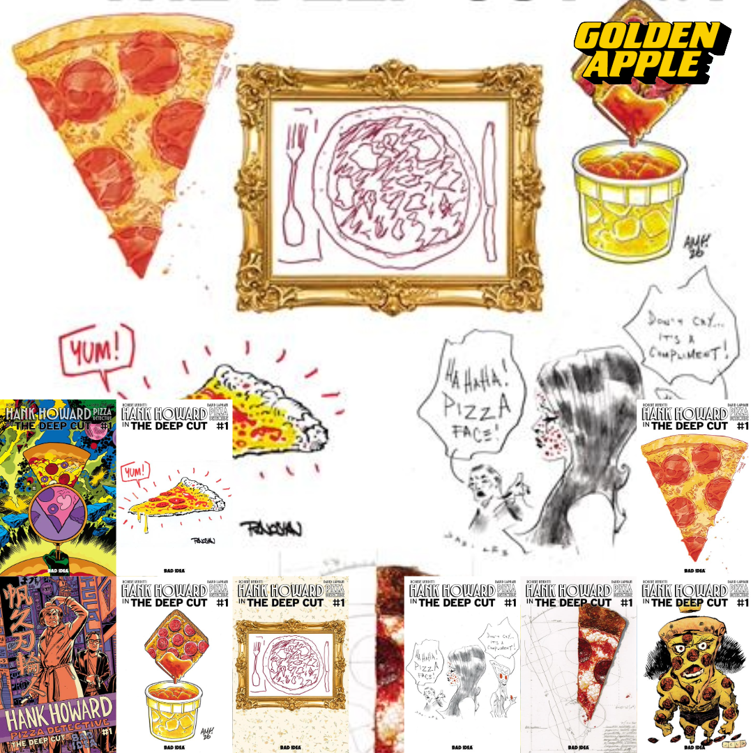 Hank Howard Pizza Detective The Deep Cut #1 (One Shot) A1 Cover Set of 10 1:20 1:50 1:100 1:250 (12/02/2026) Bad Idea