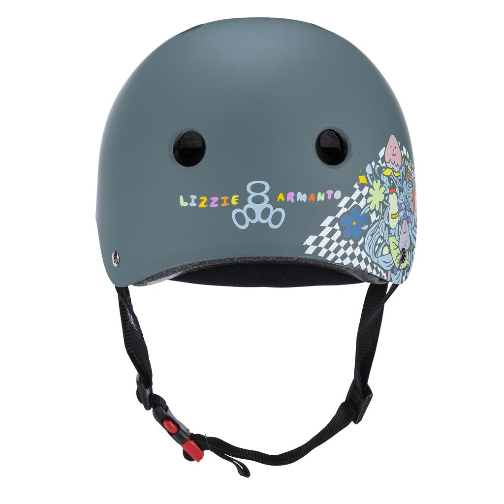 Triple Eight Lizzie Armanto Edition Certified Sweatsaver Skateboard Helmet