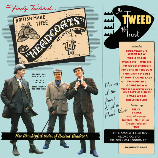 Thee Headcoats - In Tweed We Trust (Blue Vinyl) LP Record