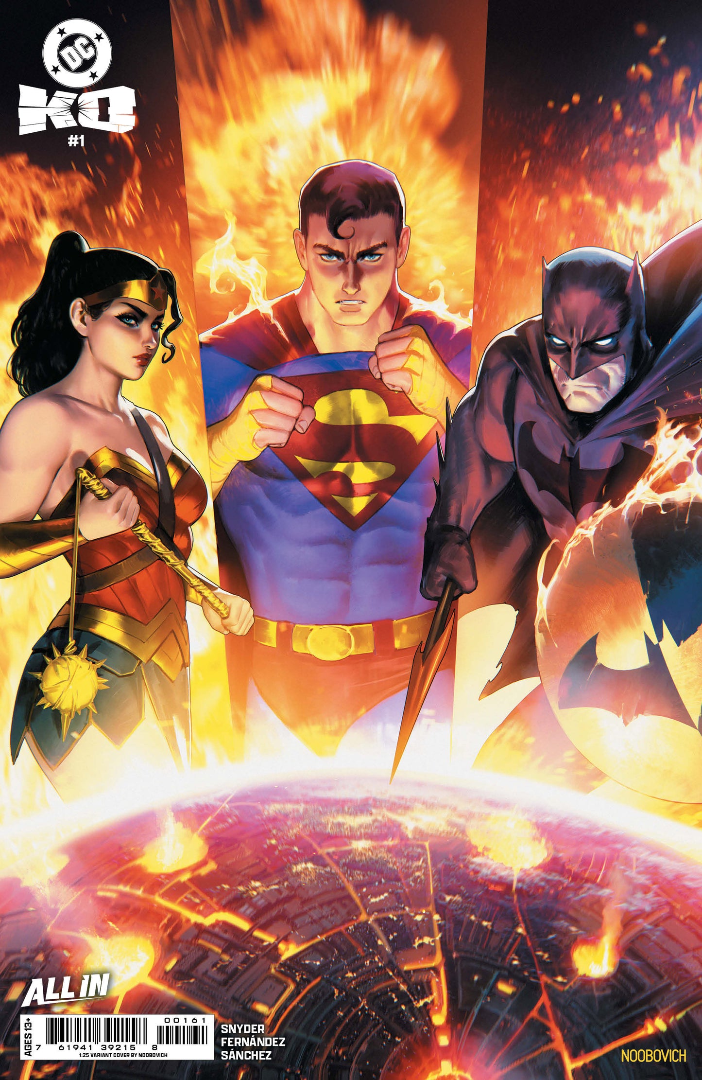 Dc K.O. #1 (Of 4) M 1:25 Noobovich Variant (10/08/2025) Dc