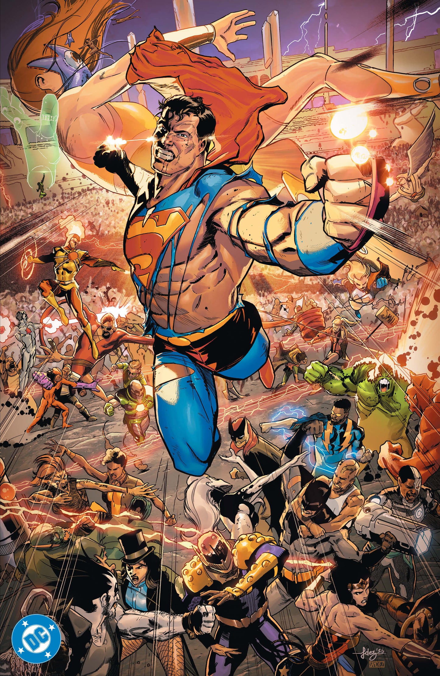 Dc K.O. #1 (Of 4) J Javier Fernandez Foil Variant (10/08/2025) Dc - Golden Apple Comics