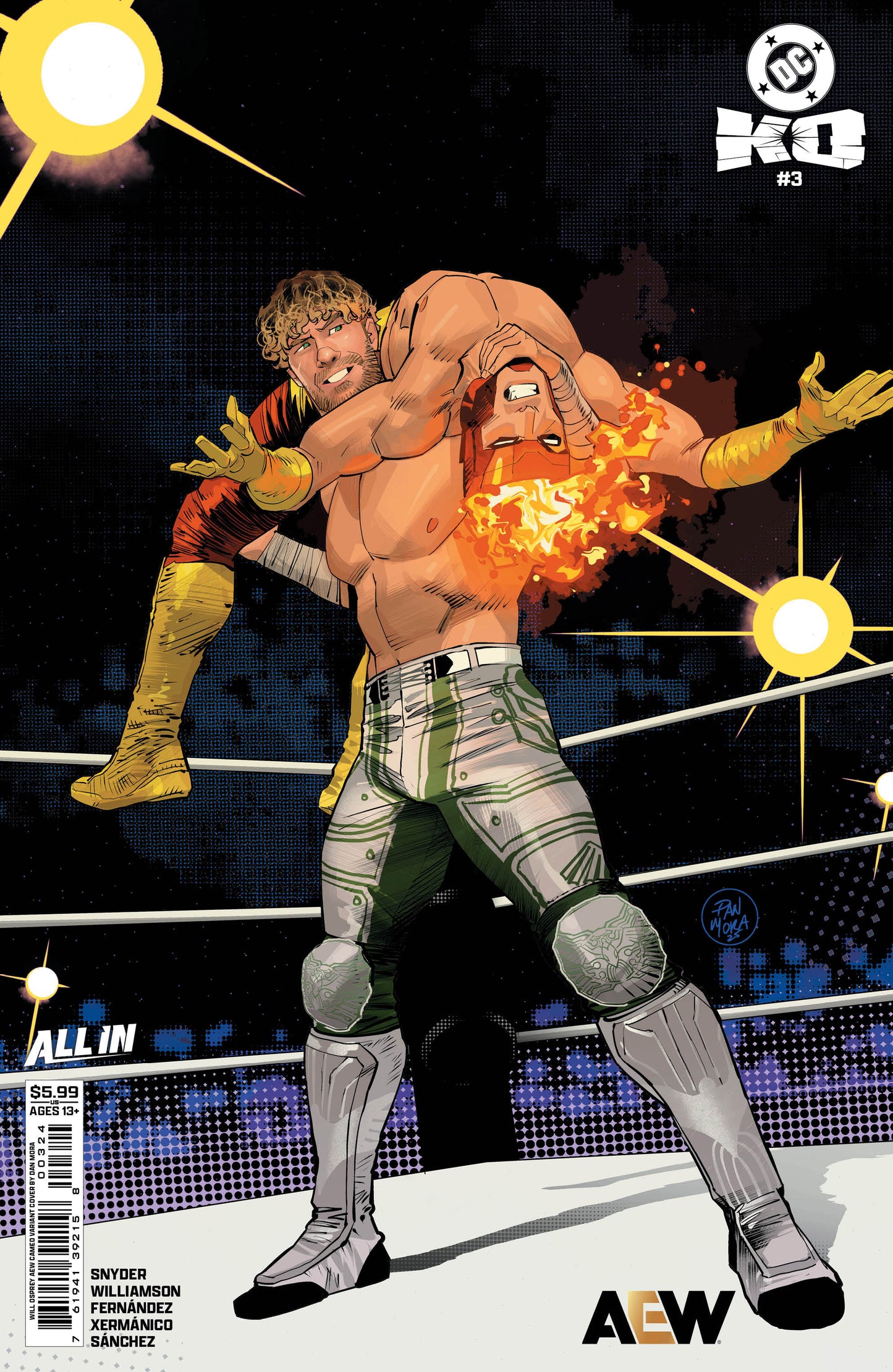Dc K.O. #3 (Of 5) I Dan Mora Aew Cameo Variant (01/14/2026) Dc