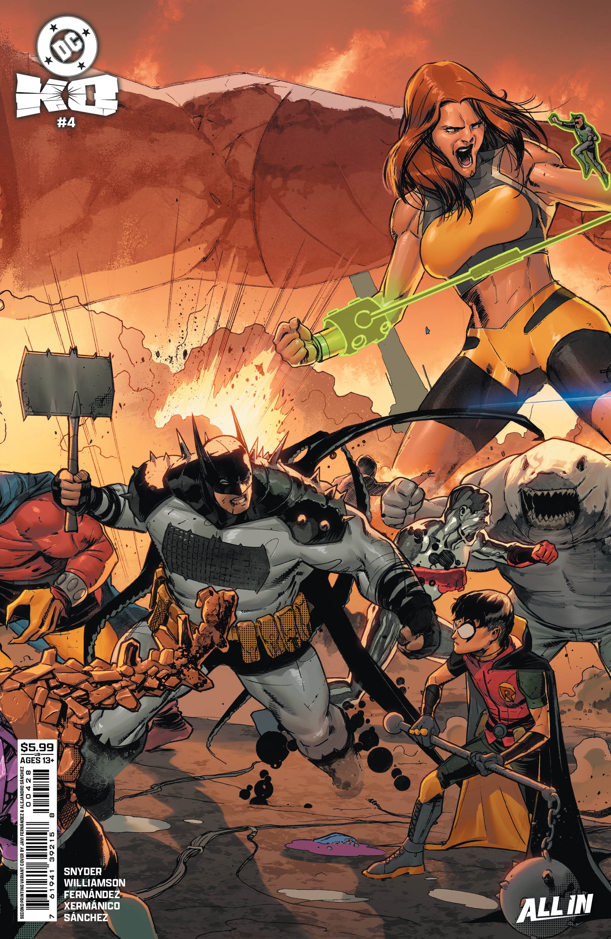 Dc K.O. #4 (Of 5) 2nd Print B Javier Fernandez Connecting Variant (04/29/2026) Dc - Golden Apple Comics