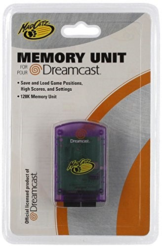 DC Memory Card Madcatz (Random Assorted Color) - Sega Dreamcast