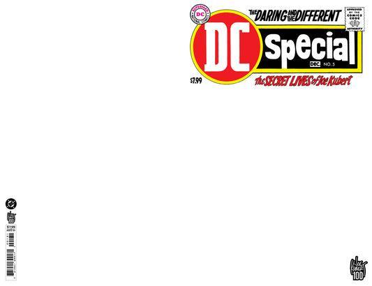 Dc Special #5 Facsimile C Blank Variant (09/16/2026) Dc