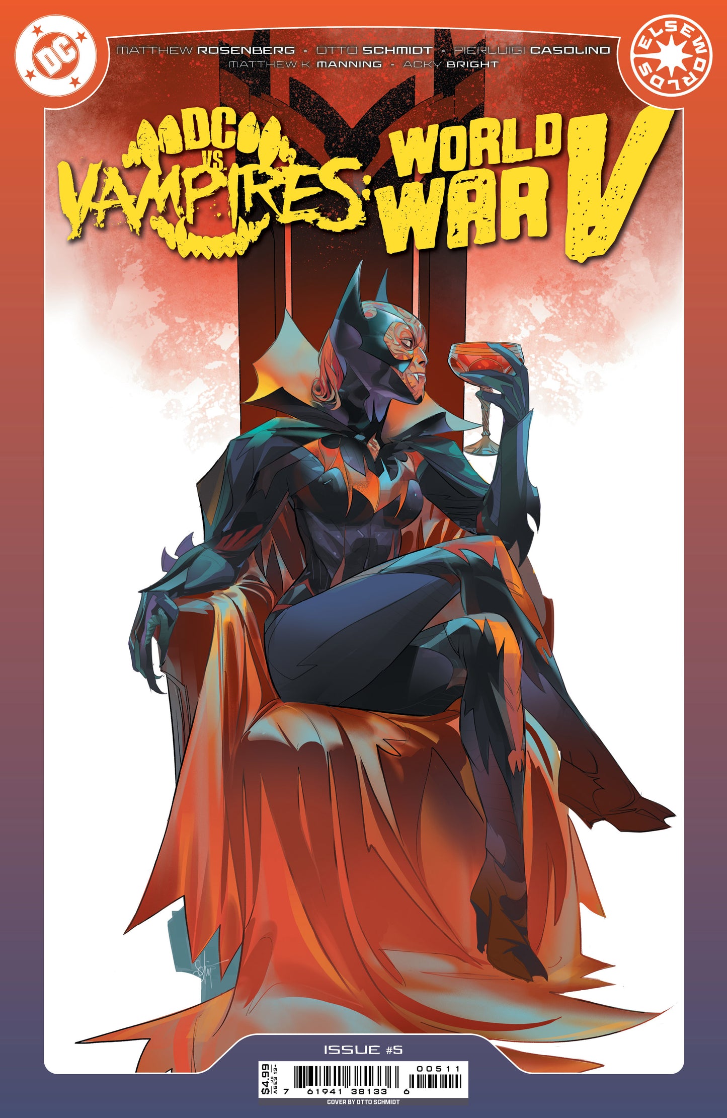 Dc Vs Vampires World War V #5 (Of 12) A Otto Schmidt Matthew Rosenberg (12/11/2024) Dc