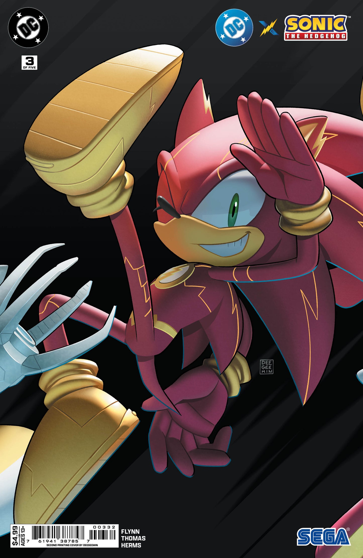 Dc X Sonic The Hedgehog #3 (Of 5) 2nd Print Min Ho Kim Connecting Variant (04/29/2026) DC - Golden Apple Comics