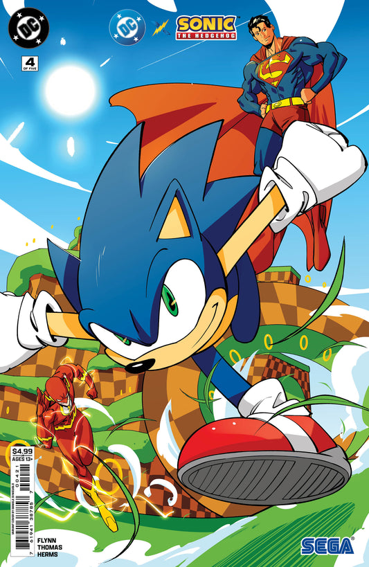 Dc X Sonic The Hedgehog #4 (Of 5) B Daniele Di Nicuolo Variant (06/25/2025) Dc