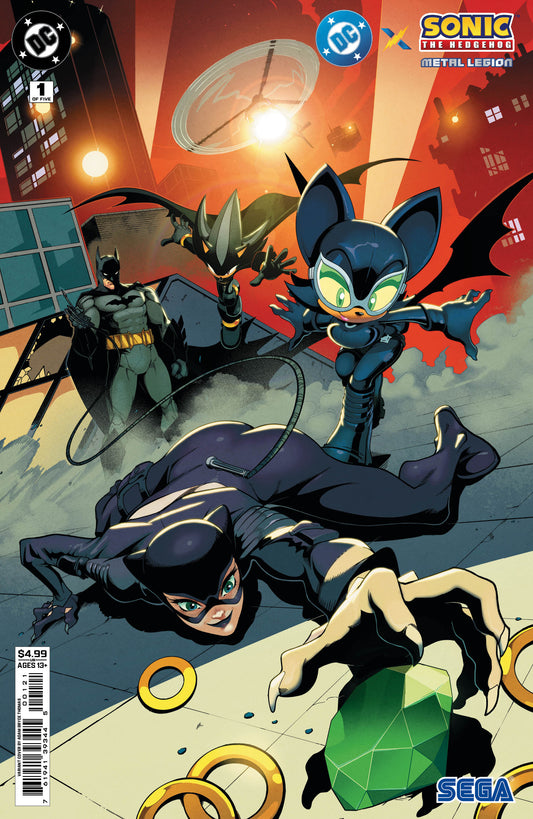Dc X Sonic The Hedgehog The Metal Legion #1 (Of 5) B Adam Bryce Thomas Variant (05/06/2026) Dc - Golden Apple Comics