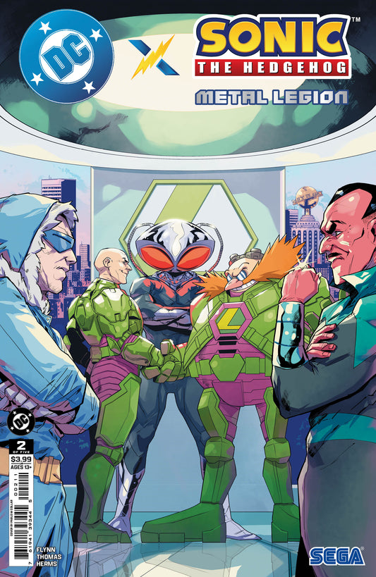Dc X Sonic The Hedgehog The Metal Legion #2 (Of 5) A Pablo M Collar (06/03/2026) Dc - Golden Apple Comics