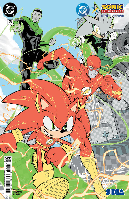 Dc X Sonic The Hedgehog The Metal Legion #3 (Of 5) C Travis Mercer Variant (07/01/2026) Dc
