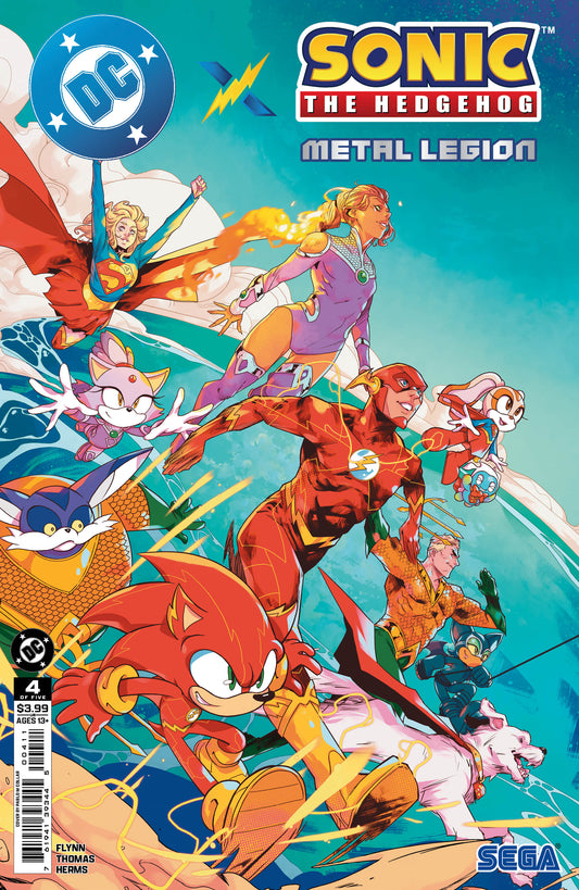 Dc X Sonic The Hedgehog Metal Legion #4 (Of 5) A Pablo M Collar (08/05/2026) Dc