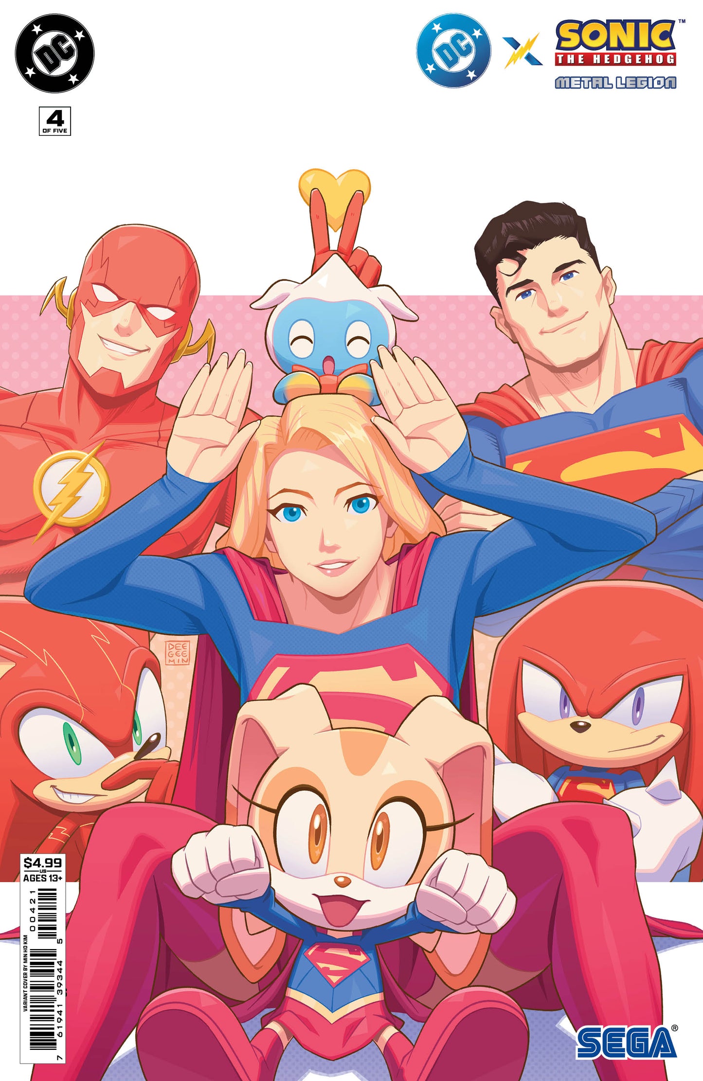 Dc X Sonic The Hedgehog Metal Legion #4 (Of 5) B Min Ho Kim Variant (08/05/2026) Dc