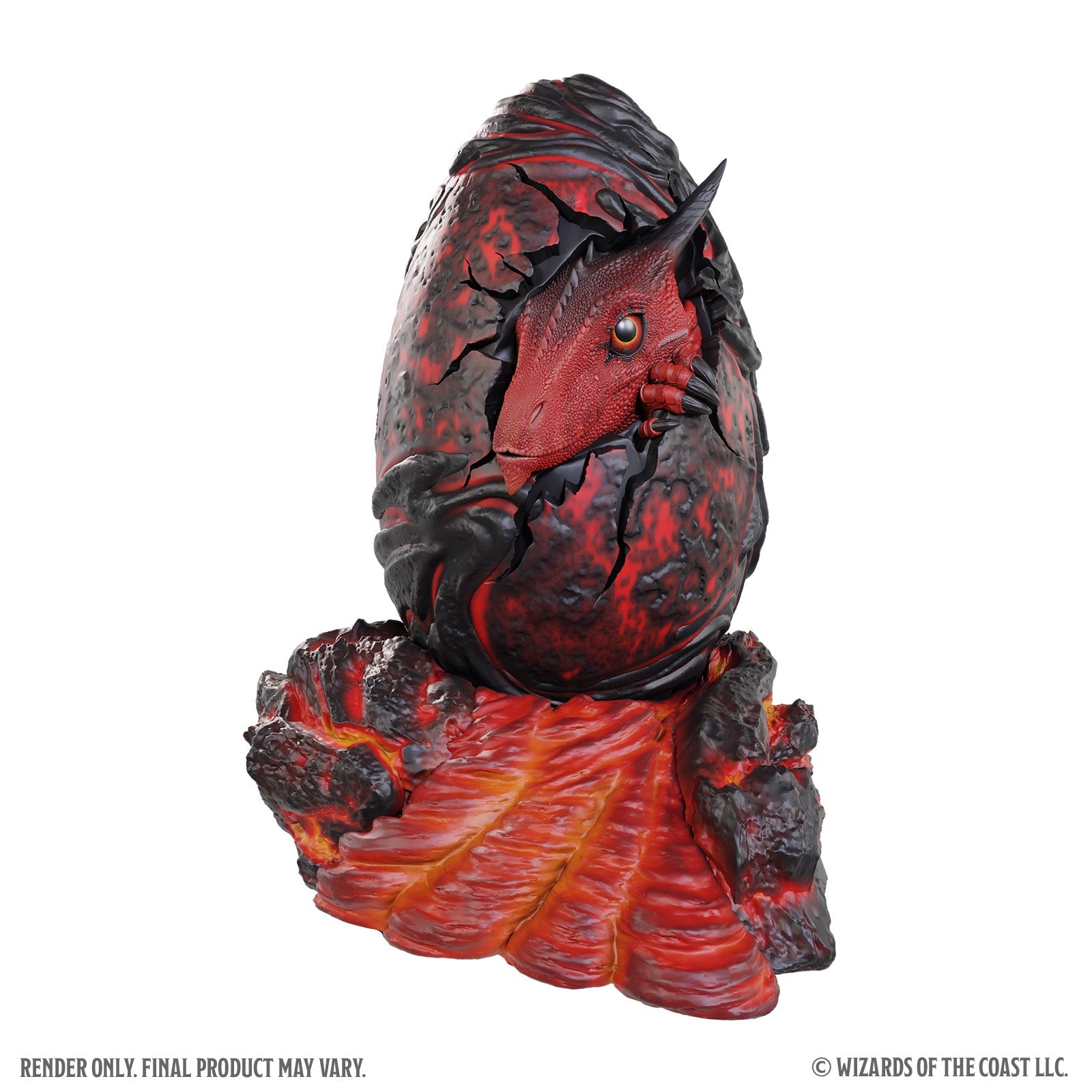 D&D: Replicas of the Realms - Red Dragon Egg - Golden Apple Comics