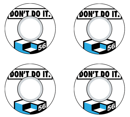 Consolidated Don't Do It 56mm 99a Skateboard Wheels