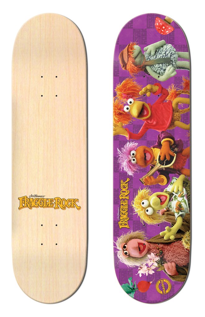 Madrid x Fraggle Rock Skateboard Deck Set (8 boards included)