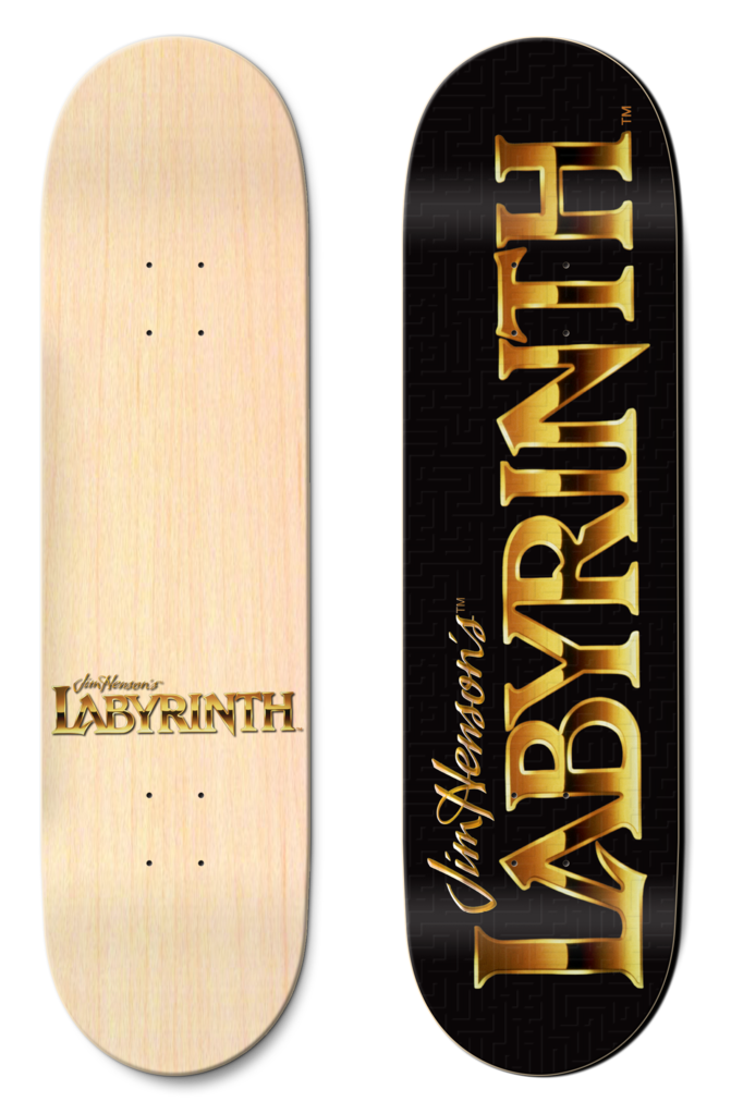 Madrid x Jim Henson's Labyrinth 3D Logo Skateboard Deck