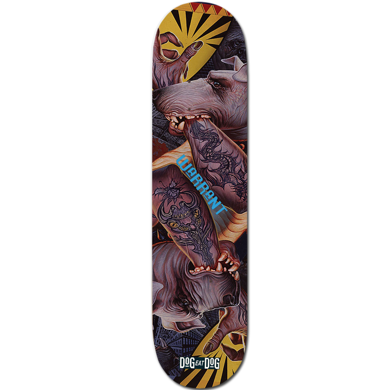 Volatile x Warrant - Dog Eat Dog Skateboard Deck