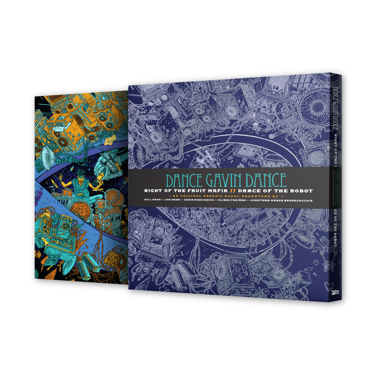 Dance Gavin Dance: Night of the Fruit Mafia // Dance of the Robot - Graphic Novel (Signed Platinum Edition)