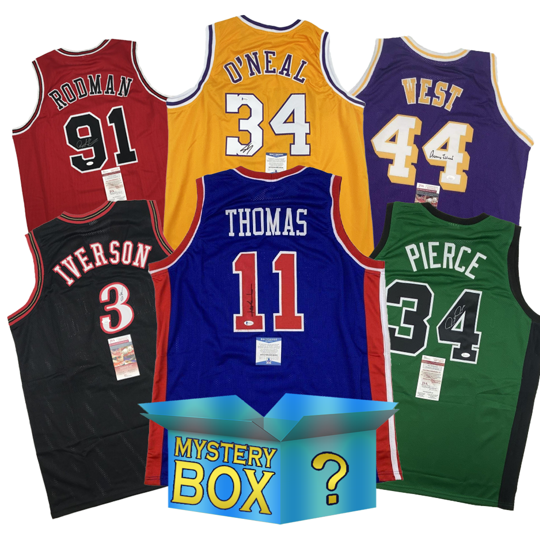Autographed/Signed Basketball DIAMOND Series 1 Jersey Mystery Box with PSA JSA or Beckett COA