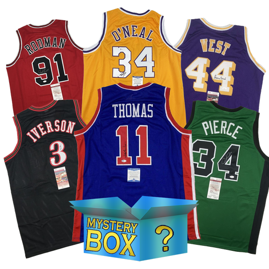 Autographed/Signed Basketball DIAMOND Series 1 Jersey Mystery Box with PSA JSA or Beckett COA