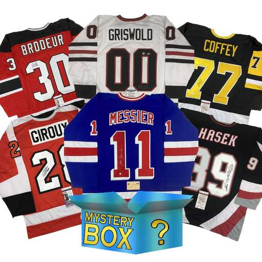 Autographed/Signed Hockey DIAMOND Series 1 Jersey Mystery Box with PSA JSA or Beckett COA