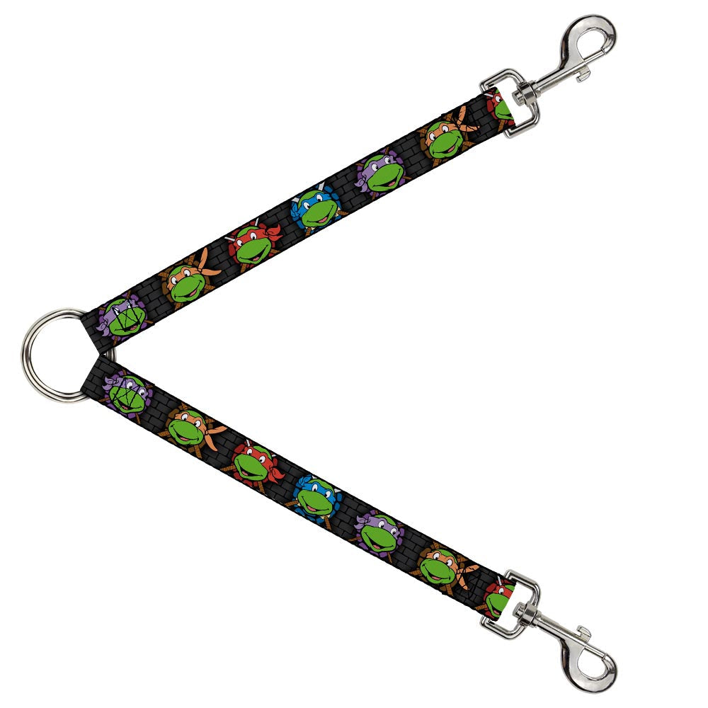 Dog Leash Splitter - Classic TMNT Expessions Battle Gear Gray Multi Color