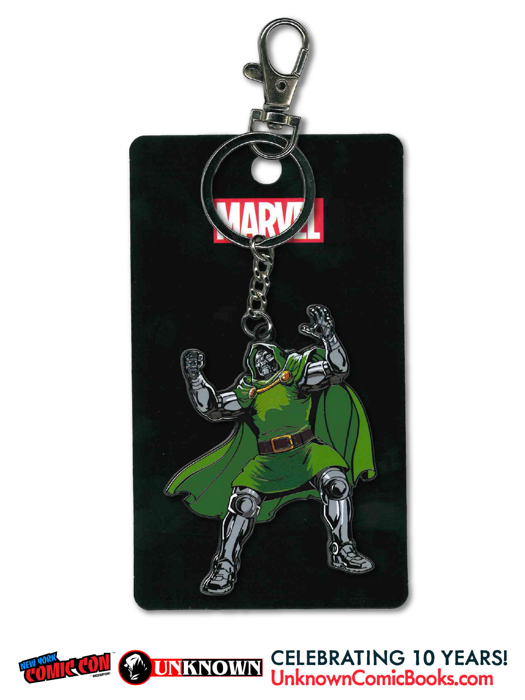 Doctor Doom Keychain NYCC 2026 | Unknown Comic Books Exclusive (10/28/2026) - Golden Apple Comics