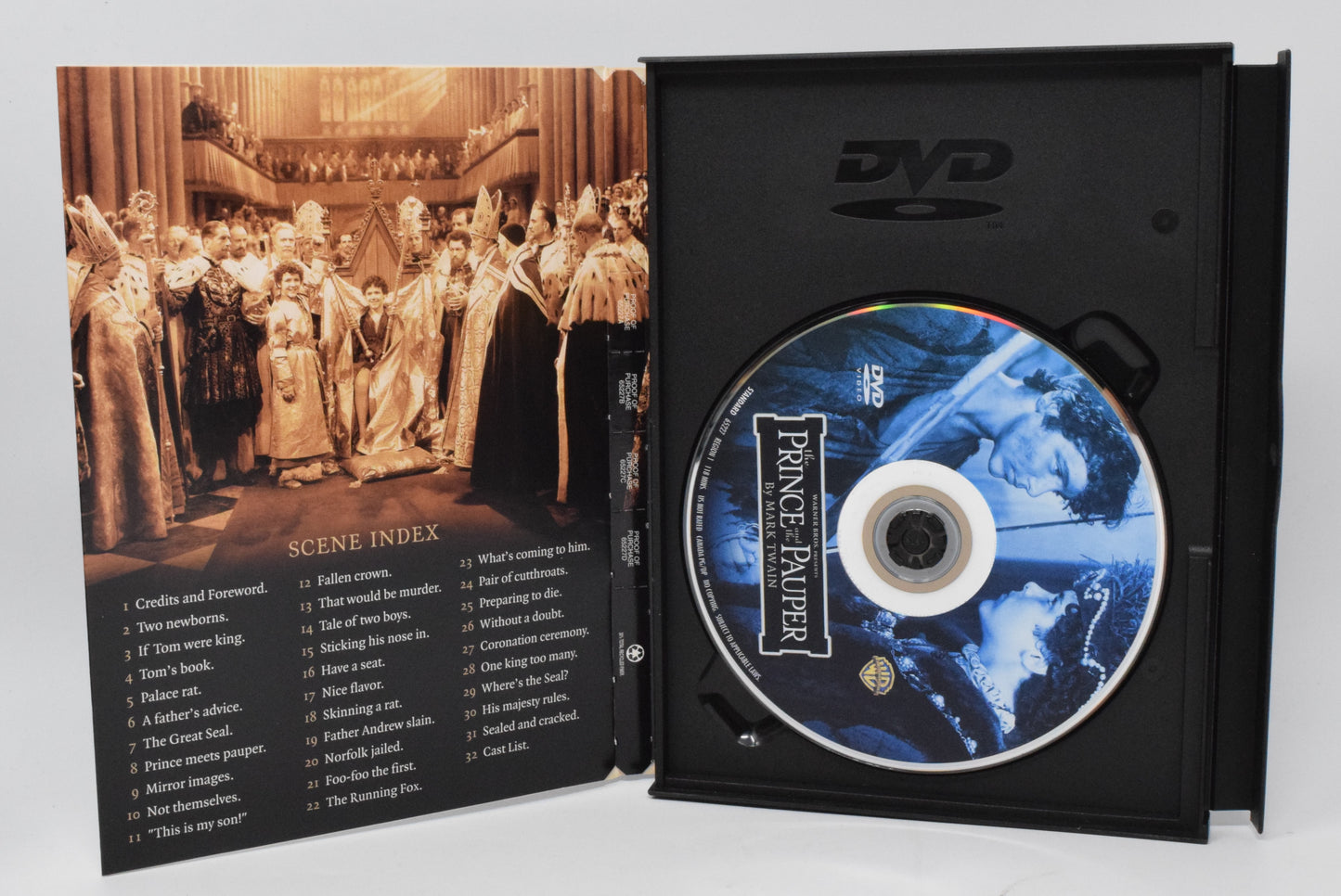 Errol Flynn The Prince and the Pauper By Mark Twain DVD