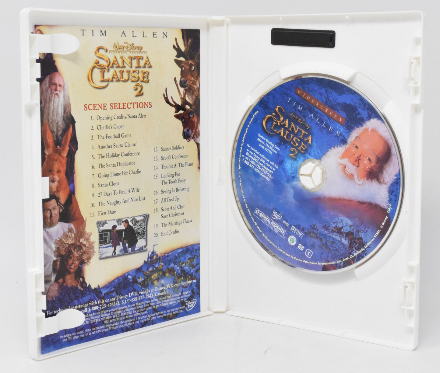 Santa Clause 2 Tim Allen DVD Widescreen