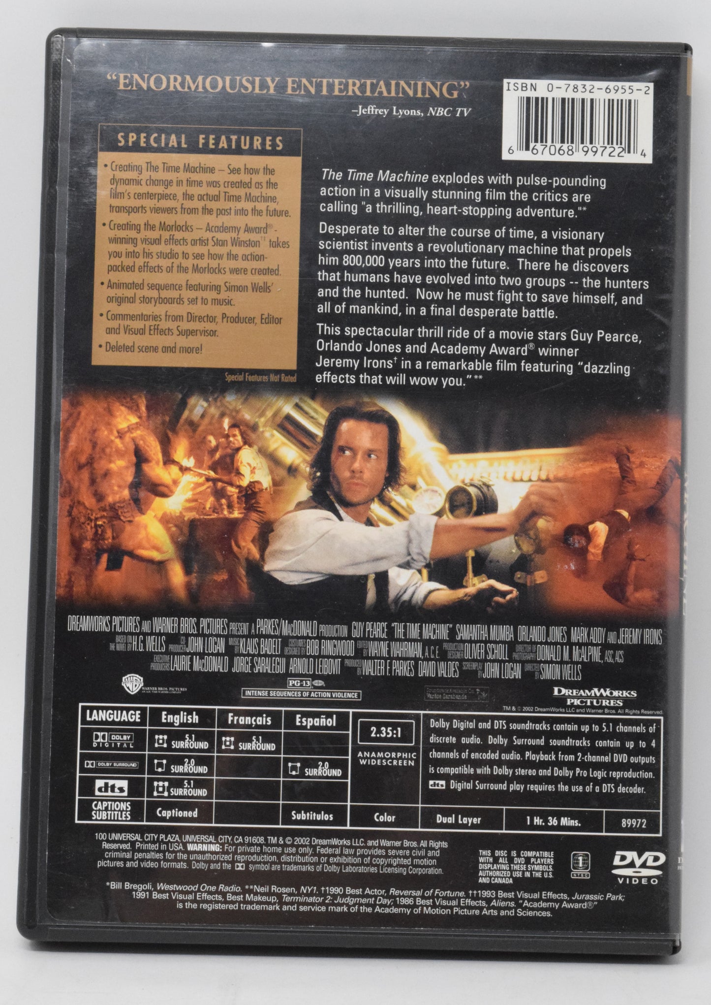 The Time Machine DVD Widescreen