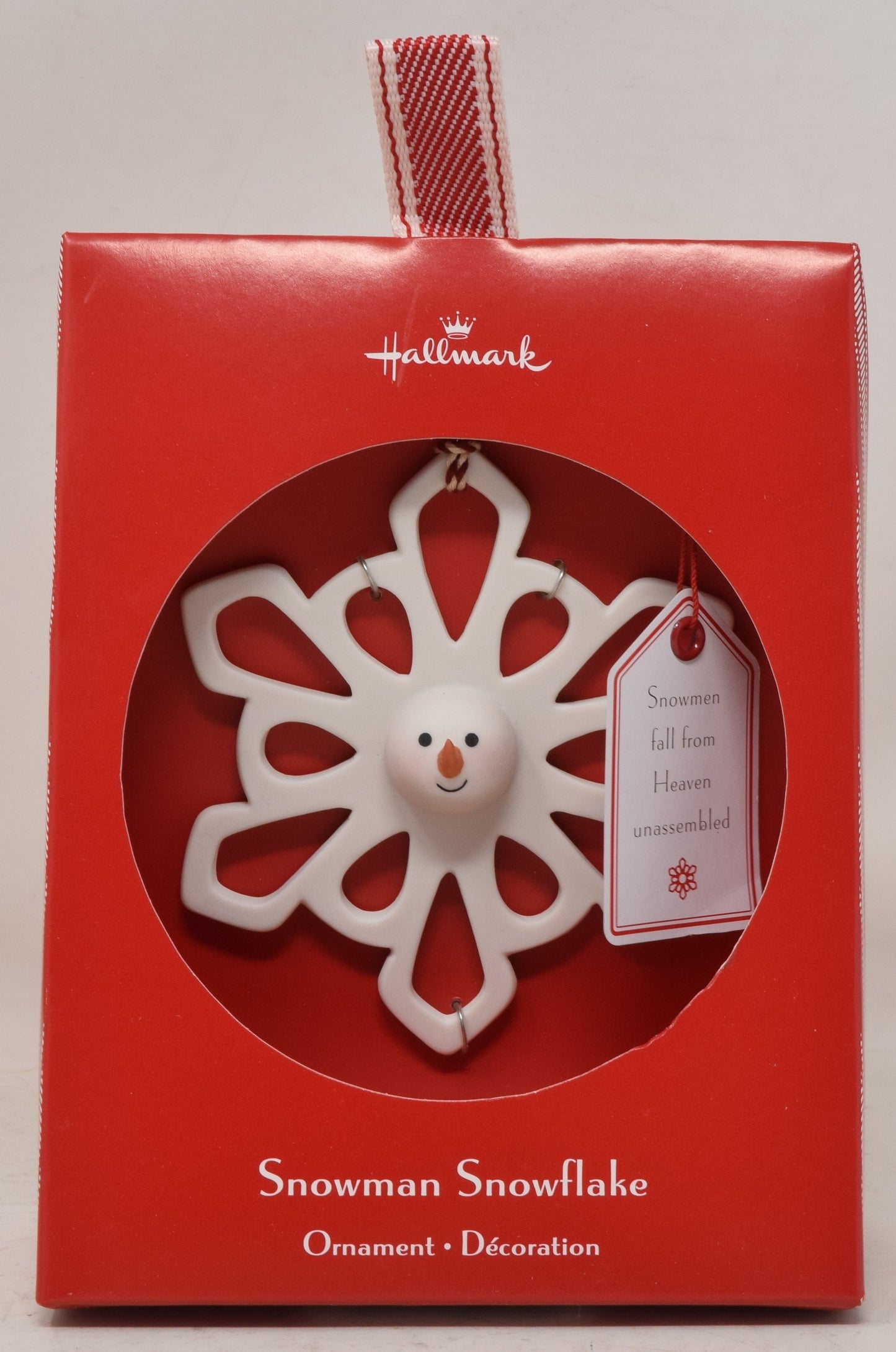 Hallmark Keepsake Ornament Snowman Snowflake Christmas Tree 2007 NIB