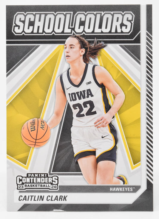 Caitlin Clark School Colors WNBA Basketball Card Panini Donruss 2024 SC2